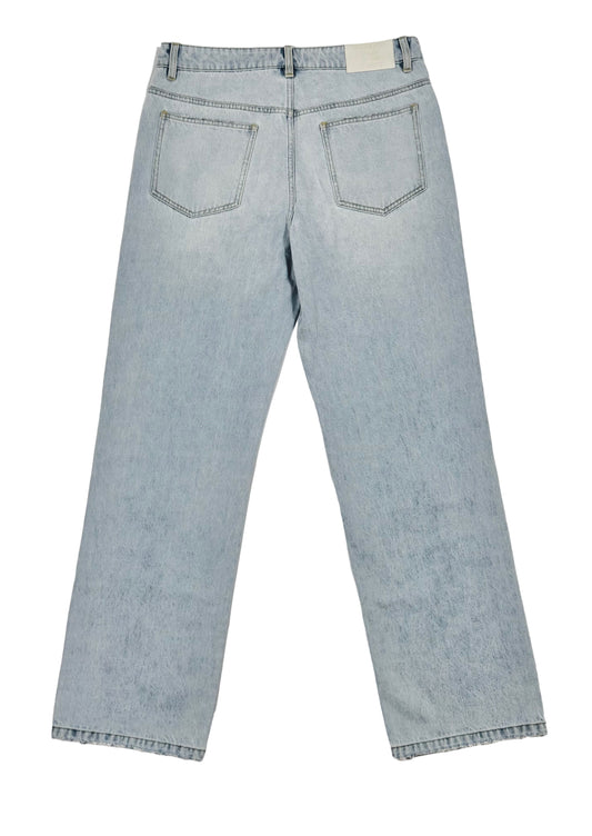 DISTRESSED BLUE HEARTED JEANS